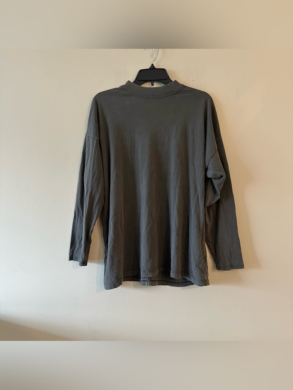 We The Free People Be Tunic T Shirt Top Washed Black Grey Oversized Tee S
Color